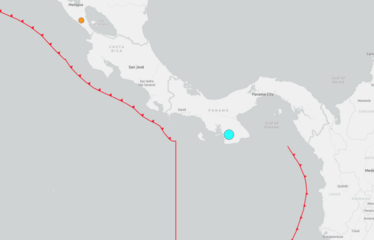 Se registra terremoto de 8.0 en Panamá