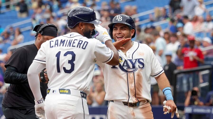 Junior Caminero y Jonathan Aranda llevan la experiencia del Cl&aacute;sico Mundial a los playoffs