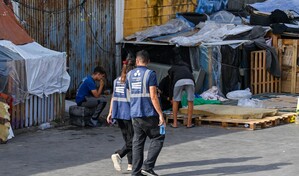 Desmantelan &uacute;ltimo campamento de migrantes de Ceuta antes de la visita del rey Felipe VI