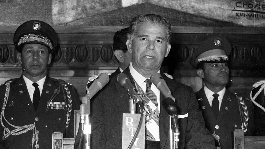 El&iacute;as Wessin y Joaqu&iacute;n Balaguer