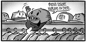 Caricatura de Noticiero Poteleche 13 octubre 2026