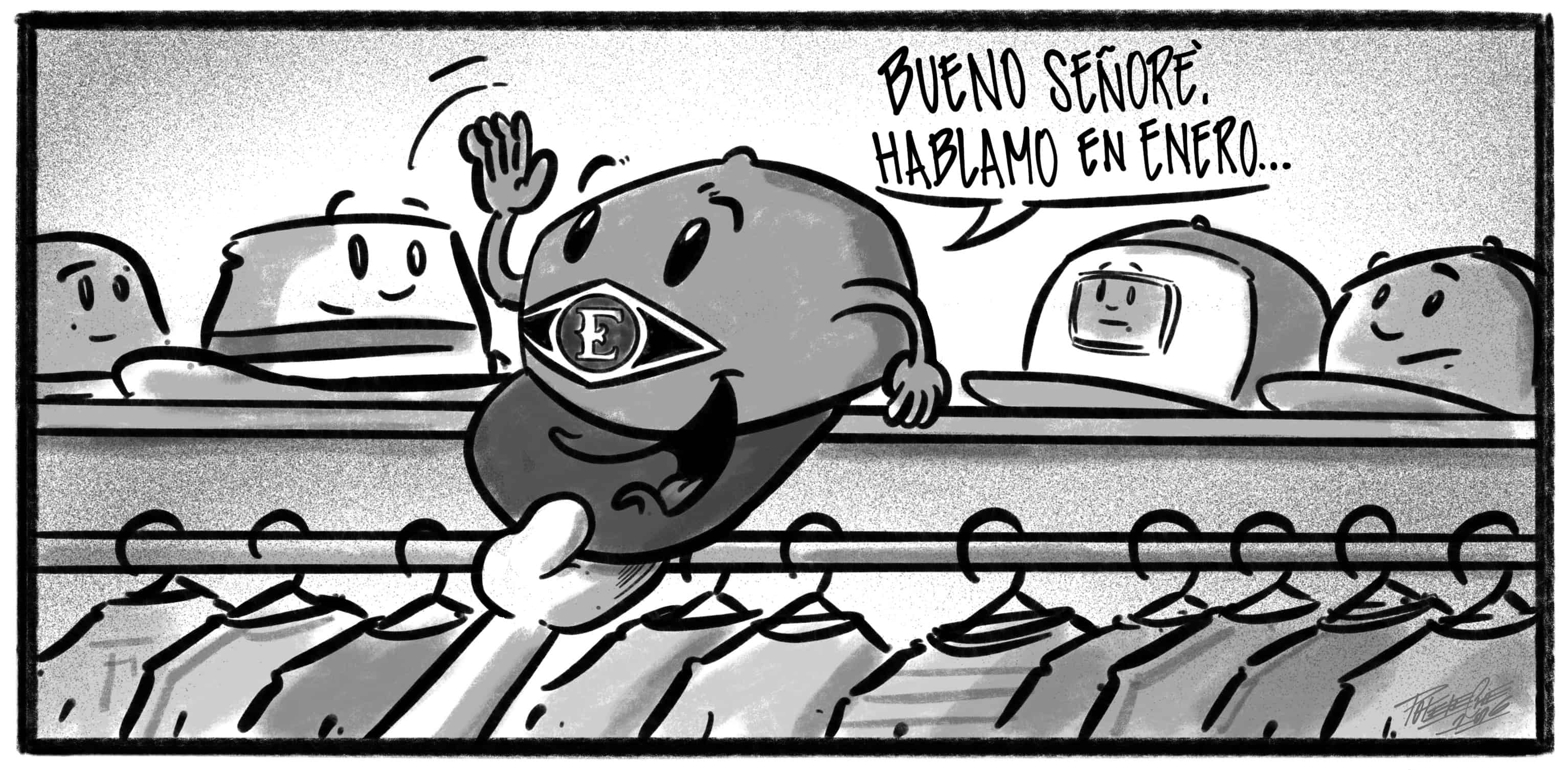 Caricatura de Noticiero Poteleche 13 octubre 2026