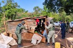 Detienen a 23 haitianos y desmantelan 15 casuchas en la Sierra de Bahoruco