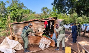 Detienen a 23 haitianos y desmantelan 15 casuchas en la Sierra de Bahoruco