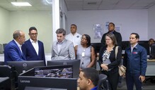 Representantes de INL visitan el Sistema 911 para dar seguimiento a proyectos tecnol&oacute;gicos