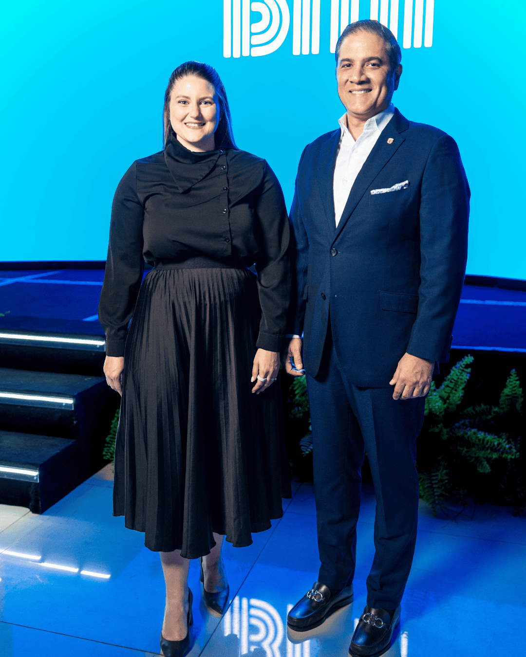 Sadia Jorge y Héctor Álvarez.