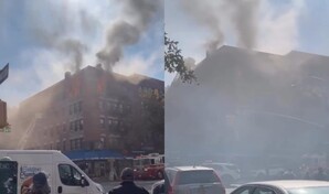 Incendio en edificio de la Peque&ntilde;a Rep&uacute;blica Dominicana en el Alto Manhattan, deja un herido