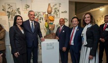 Abinader inaugura sal&oacute;n de Rep&uacute;blica Dominicana en la sede de la FAO en Roma