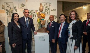 Abinader inaugura sal&oacute;n de Rep&uacute;blica Dominicana en la sede de la FAO en Roma