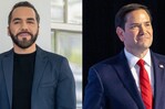 Rubio y Bukele discuten cómo combatir influencia extranjera maligna sobre infraestructuras crítica