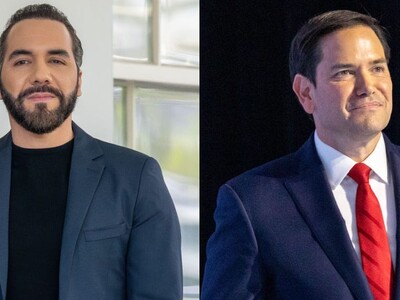 Rubio y Bukele discuten cómo combatir "influencia extranjera maligna"
