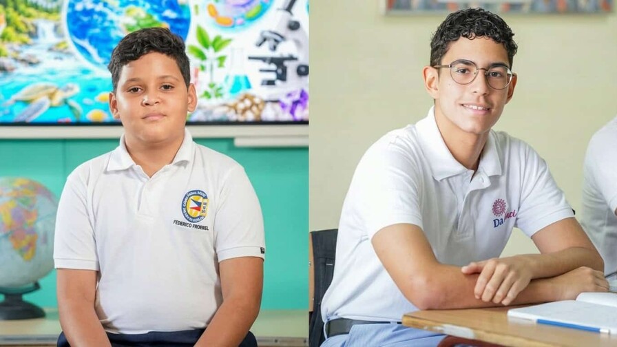 Kender Soto y Andr&eacute;s Rafael Ure&ntilde;a, los nuevos Estudiantes de la Semana del Minerd