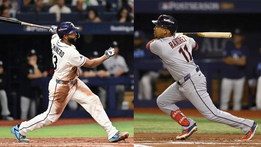 Jos&eacute; Ram&iacute;rez y Junior Caminero van por el desempate en la Serie de Campeonato de la Americana