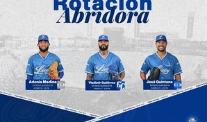 Medina, Guti&eacute;rrez y Quintana para los tres primeros partidos del Licey