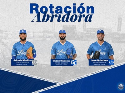Lidom: Medina, Gutiérrez y Quintana para los tres primeros del Licey