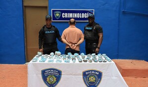 La Polic&iacute;a recupera RD$1.5 millones en larimar que hab&iacute;a sido robado en la Zona Colonial