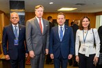 Canciller Bison&oacute; propone impulsar inversi&oacute;n, proyectos y seguridad entre EE. UU. y el Caribe