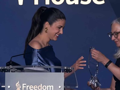 Disidente cubana Rosa María Payá, premiada en Madrid lucha libertad