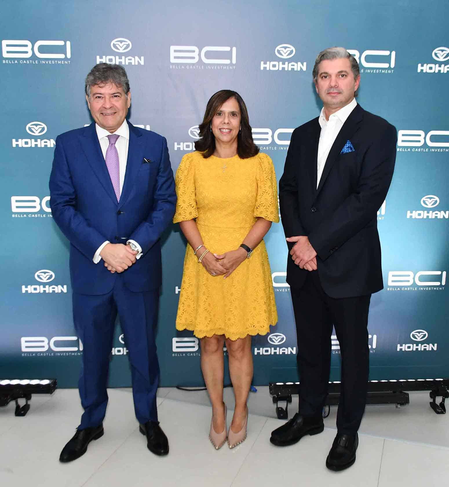 Práxedes J. Castillo Báez, Maribel Bellapart y Luis Rojas