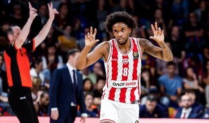 Montero y el Olympiacos tumban a un Bar&ccedil;a desafiante en la Euroliga