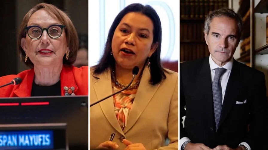 Grynspan, Rodrigues-Birkett y Grossi reciben dos vetos en el sondeo de la ONU Grynspan, Rodrigues-Birkett y Grossi reciben dos vetos en el sondeo de la ONU