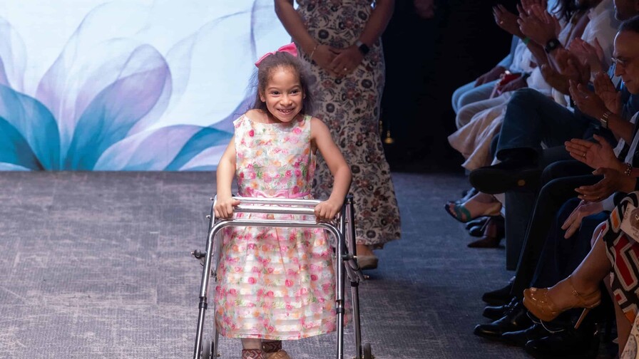 A sus siete años, María Feliz vive su pasión por el modelaje en el Desfile por la Inclusión A sus siete años, María Feliz vive su pasión por el modelaje en el Desfile por la Inclusión