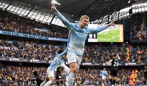 Haaland firma ante el Ipswich otro doblete y el City vuela en la Premier League