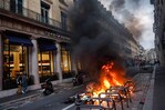 Detenidas 1,200 personas en las protestas en Francia, que dejan 150 polic&iacute;as heridos