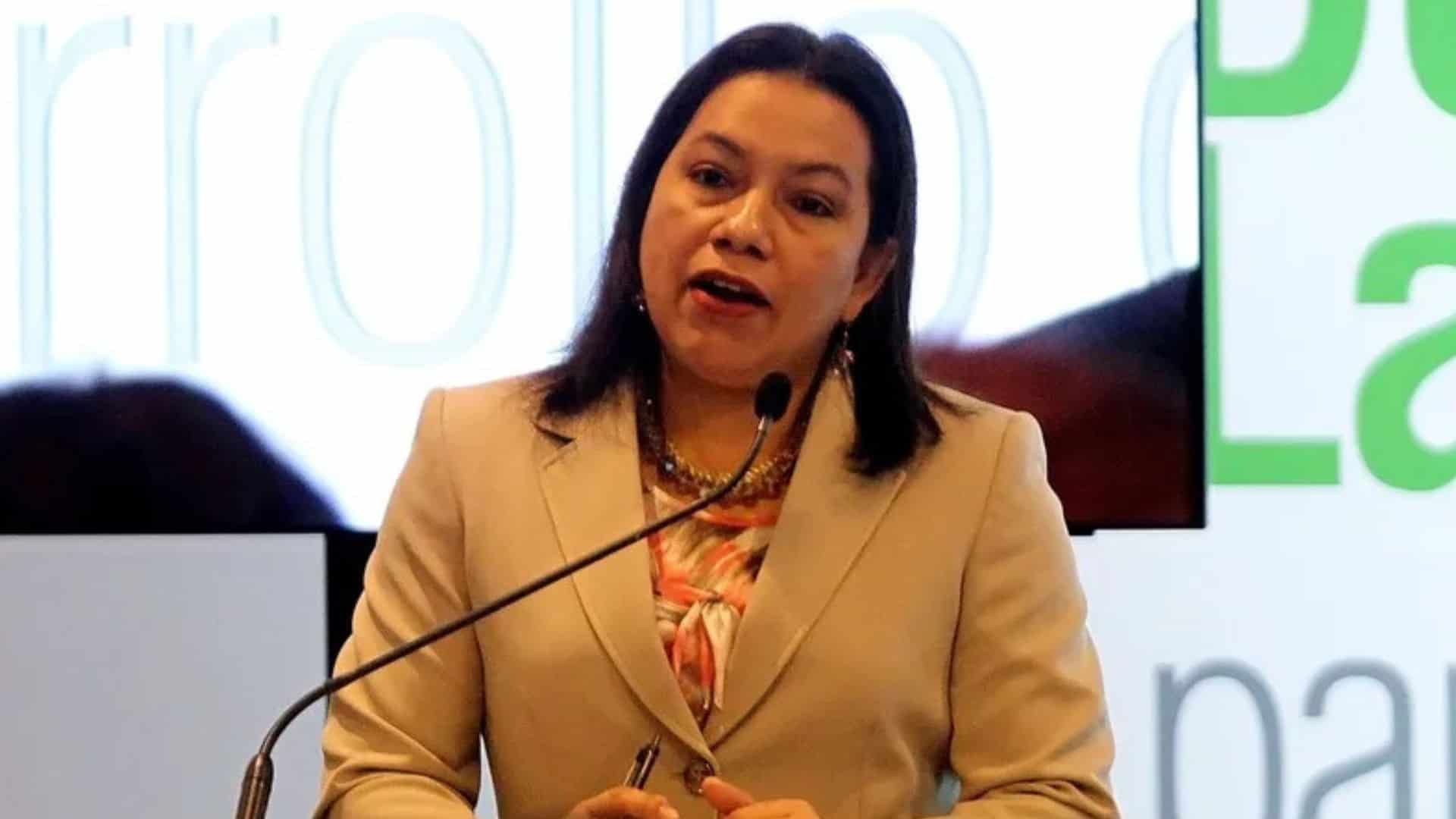 Fotografía de archivo de la guyanesa Carolyn Rodrigues-Birkett, aspirante a la secretaría general de la ONU.