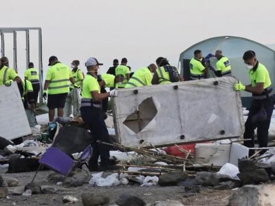 Desalojan 500 personas inmigrantes de Ceuta
