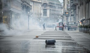 Mil&aacute;n vuelve a vivir una tarde de disturbios y choques entre grupos de j&oacute;venes y polic&iacute;a