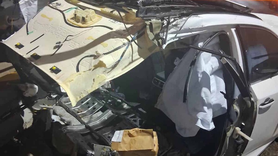 Accidente de tr&aacute;nsito en Santiago deja tres heridos, incluidos dos menores