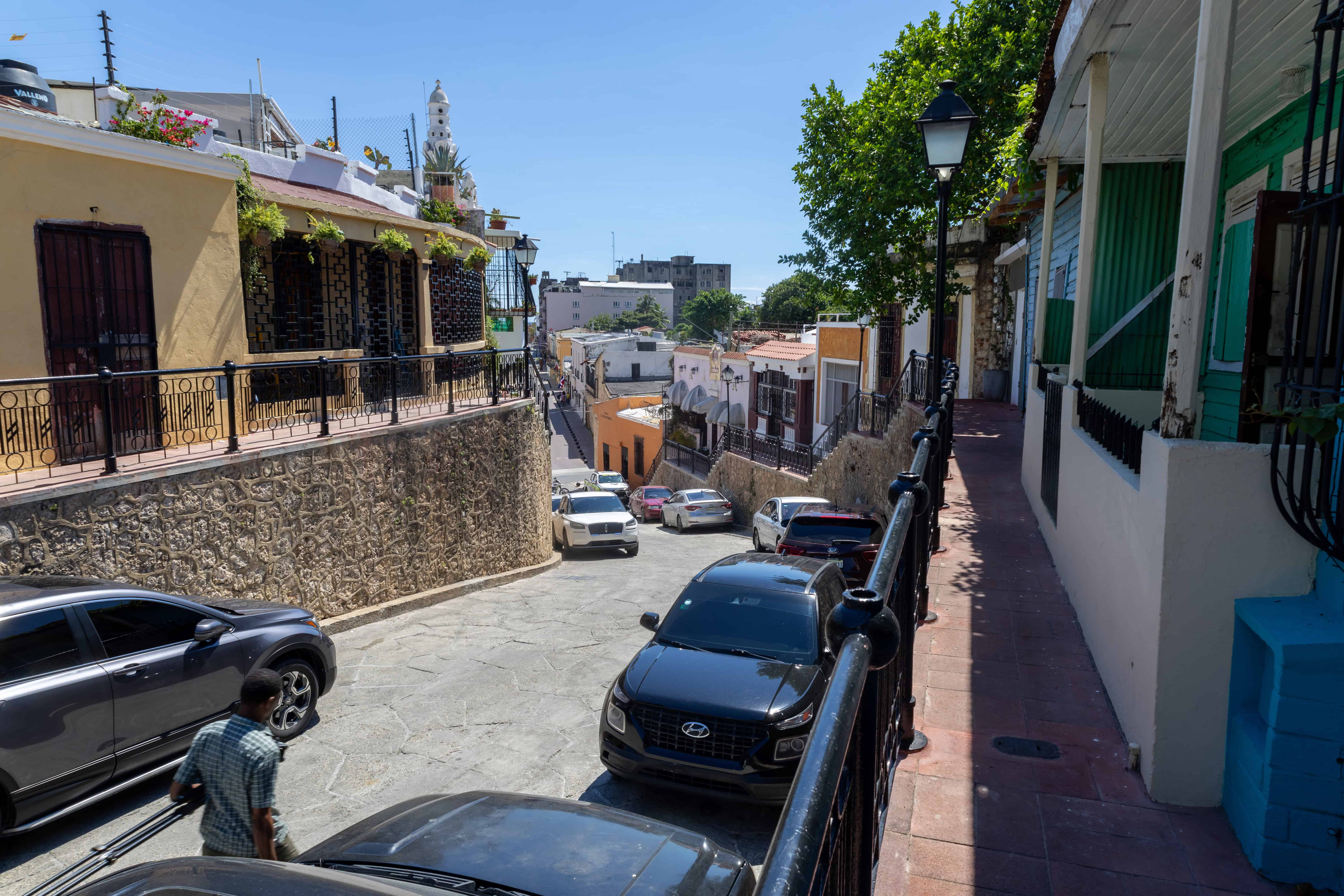 Calle Col&oacute;n en la Ciudad Colonial