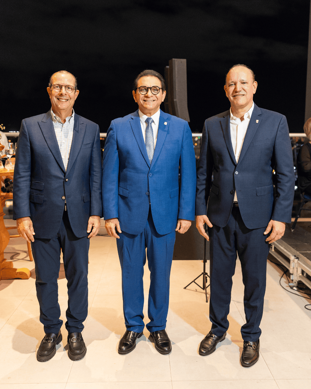 José Armando Bermúdez, Daniel Rivera y Ulises Rodríguez
