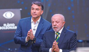 Lula y Fl&aacute;vio Bolsonaro: un debate de ataques que dividi&oacute; a la prensa brasile&ntilde;a