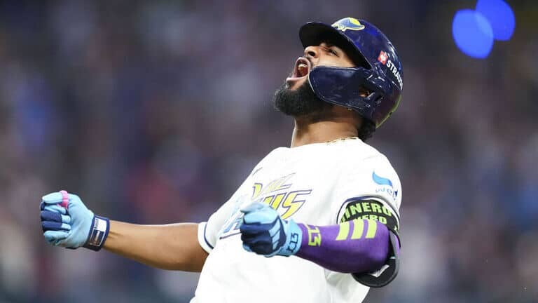 Video | Caminero y Peralta le dan el pase a los Rays a la Serie Mundial