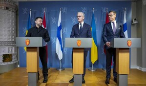 Presidente de Ucrania se re&uacute;ne con emisario de EE.UU. en Oslo para encauzar la diplomacia