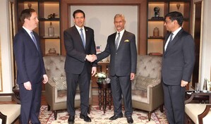 Rubio aborda la crisis energ&eacute;tica con los cancilleres de India y Emiratos &Aacute;rabes en Bombay