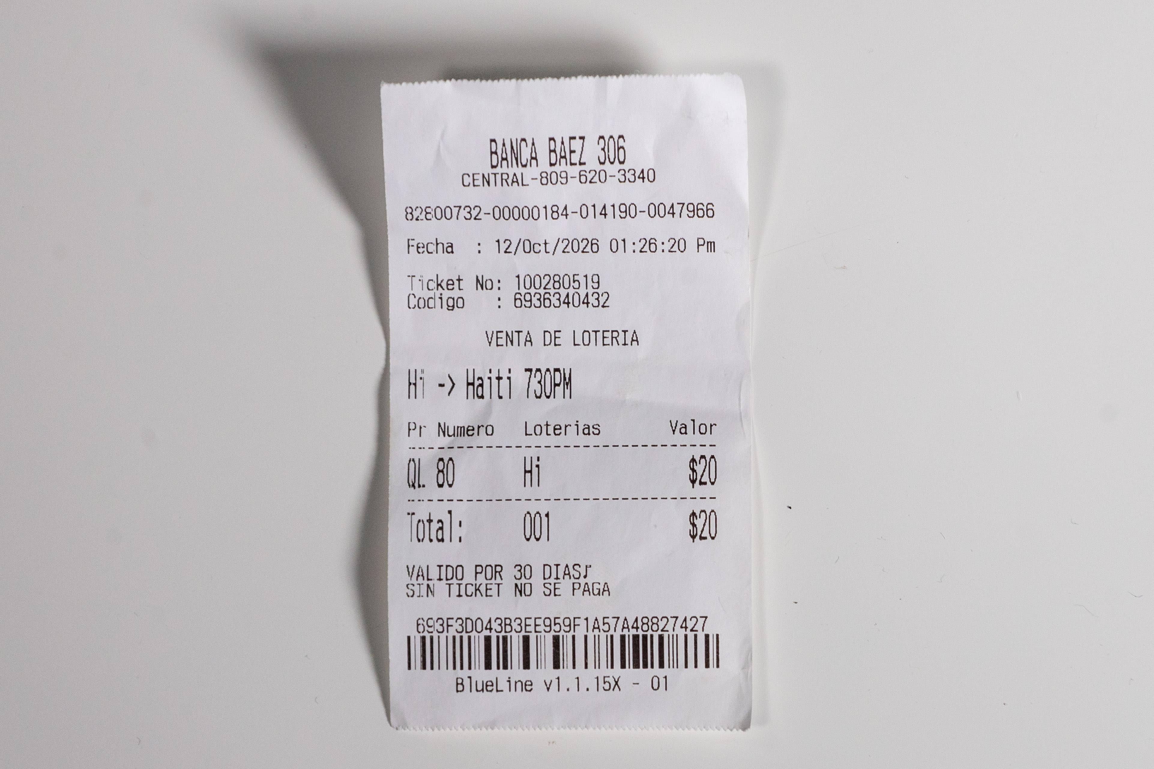 Venta de Haití Bolet.