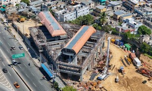 Telef&eacute;rico de Santo Domingo Oeste avanza en sus estaciones