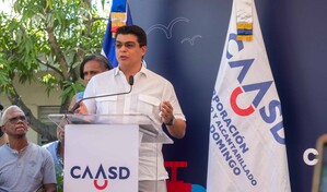 Caasd anuncia un metro c&uacute;bico adicional de agua por segundo para Santo Domingo Norte