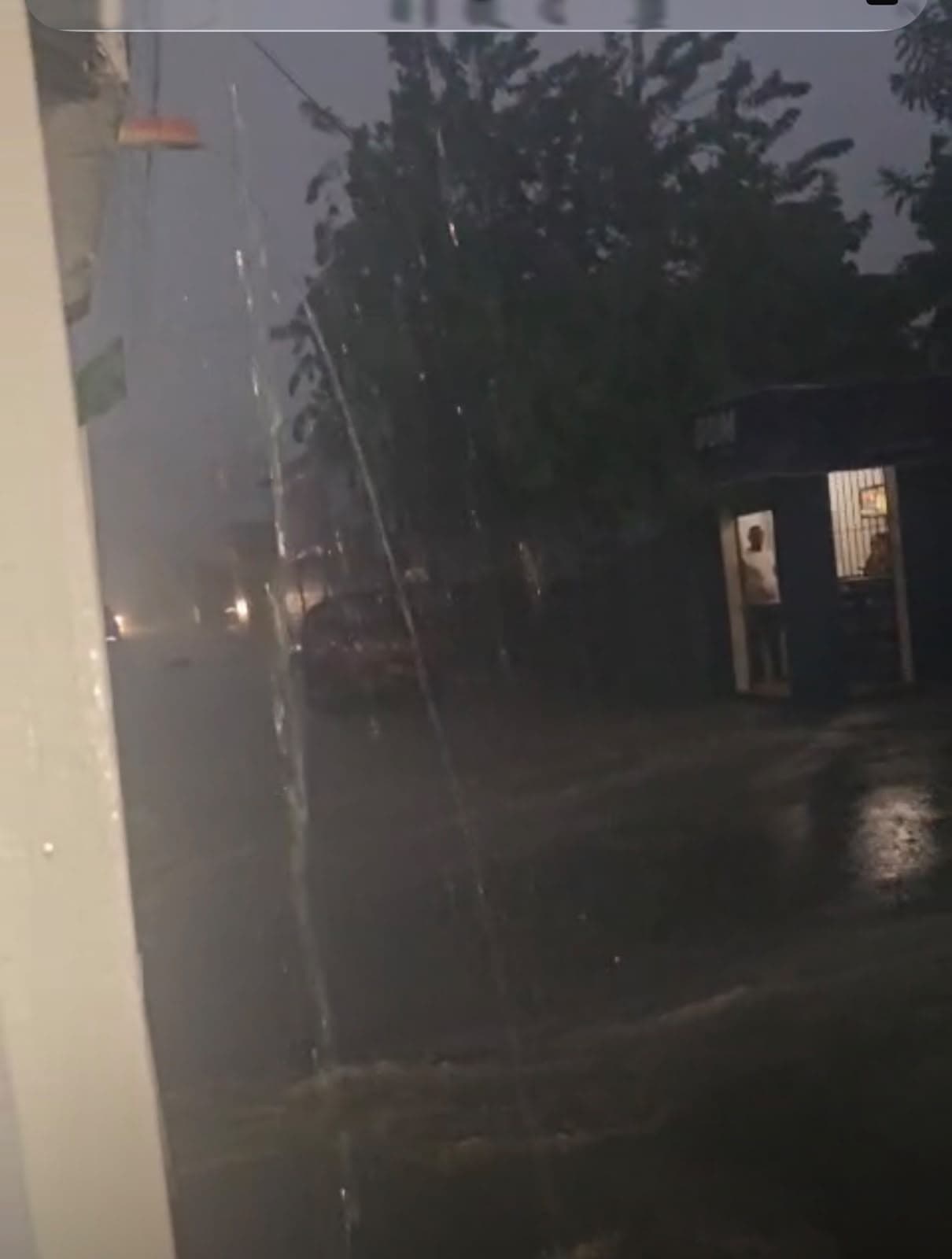 Lluvias registradas en Santiago 