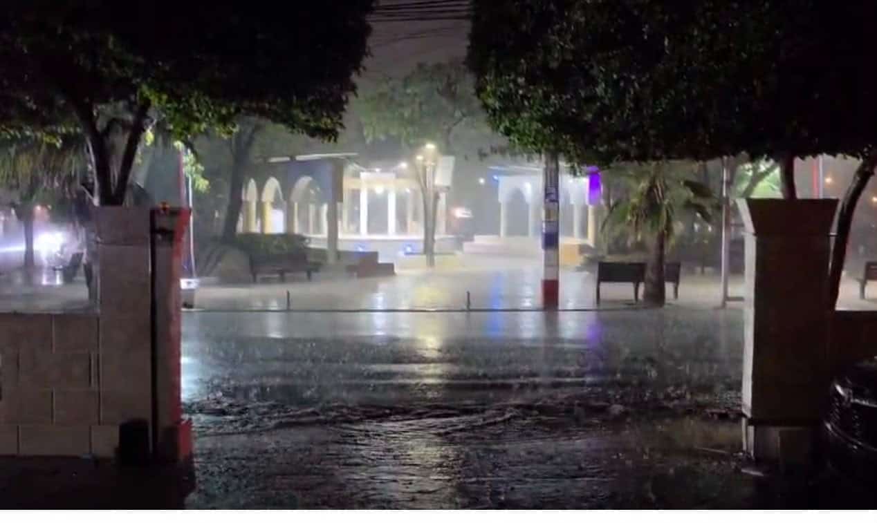 Lluvias registradas en Santiago 