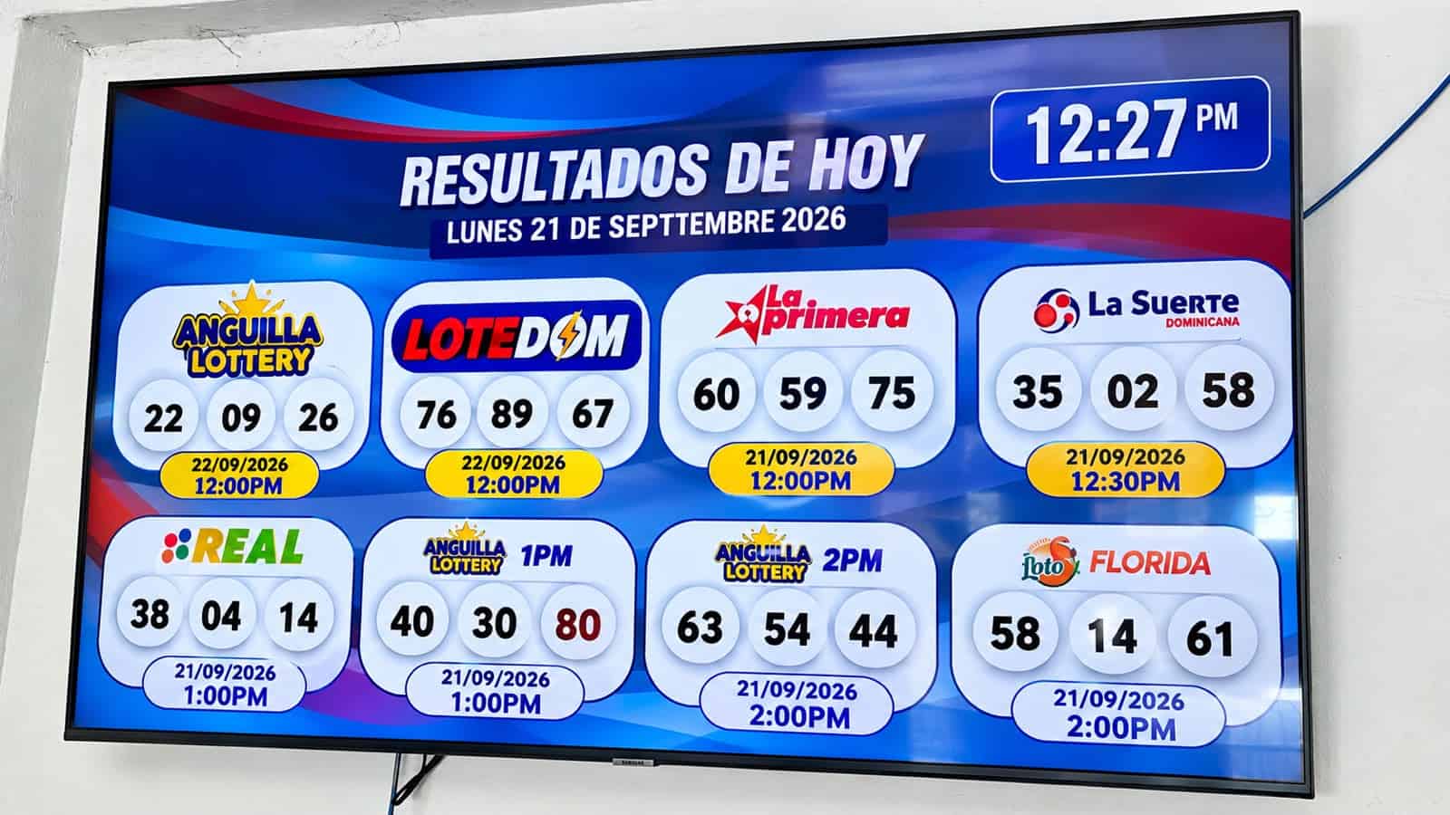 La Suerte ofrece lotería extranjera en Barahona.