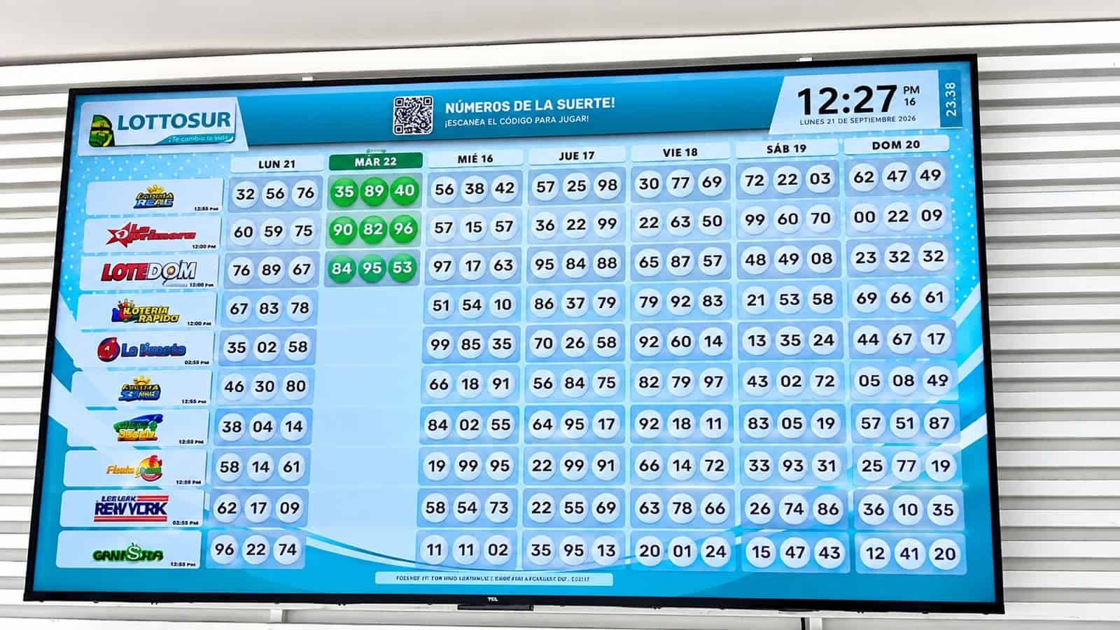 LottoSur ofrece lotería extranjera en Barahona.