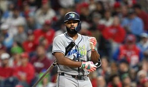 Junior Caminero pide reacci&oacute;n a los Rays tras sus dos primeras derrotas