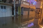 Al menos 150 viviendas afectadas por inundaciones a causa de las lluvias en Santiago Al menos 150 viviendas afectadas por inundaciones a causa de las lluvias en Santiago
