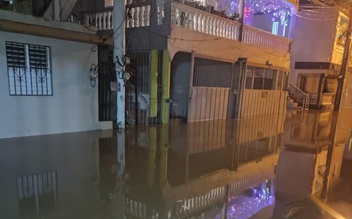 Al menos 150 viviendas afectadas por inundaciones a causa de las lluvias en Santiago