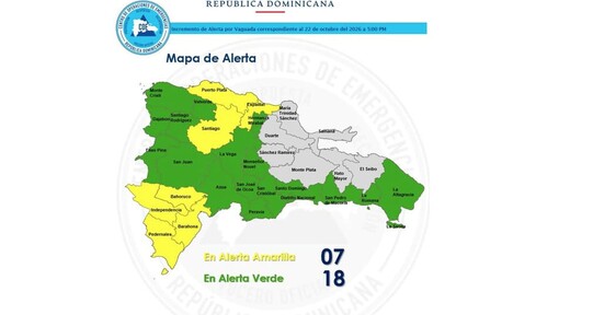 Vaguada: COE incluye a San Juan en provincias con alerta verde; suben a 358 las viviendas afectadas