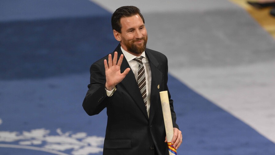 Lionel Messi recibe el Premio Princesa de Asturias de los Deportes en una emotiva ceremonia